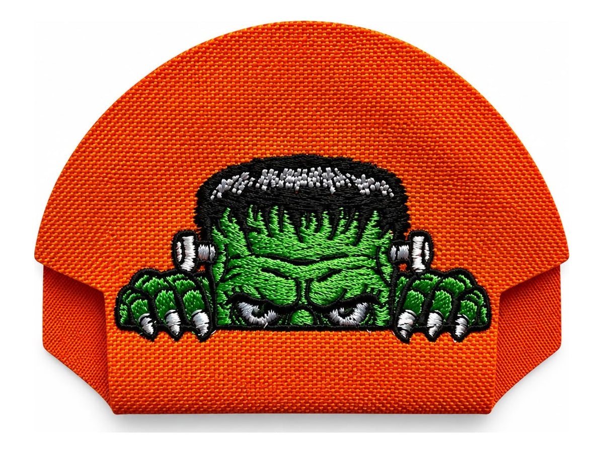 Halloween Frankenstein Orange embroidered Kap Bak