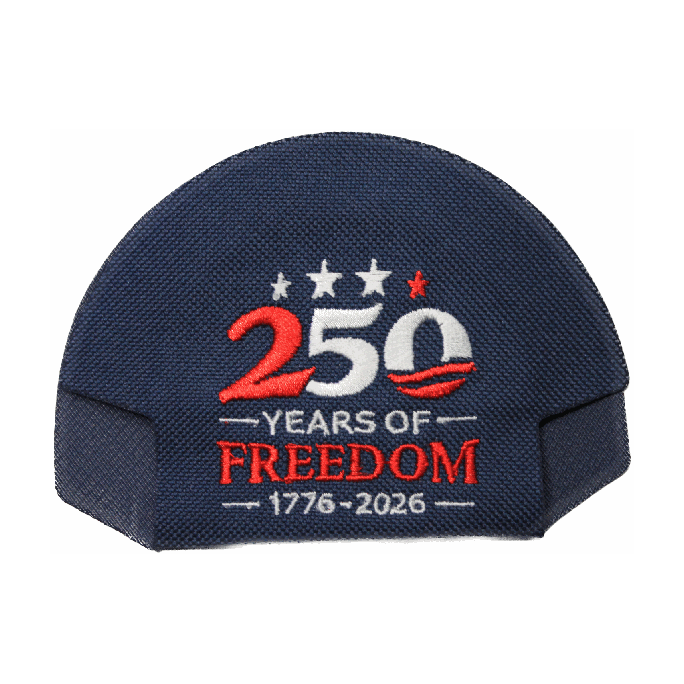 America 250 — Navy Blue — on cap