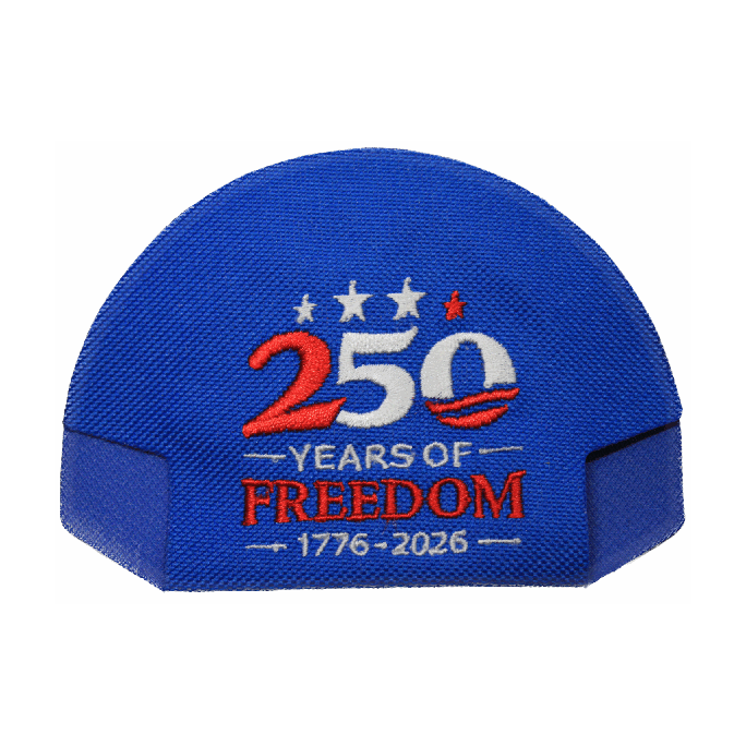 America 250 — Royal Blue — on cap