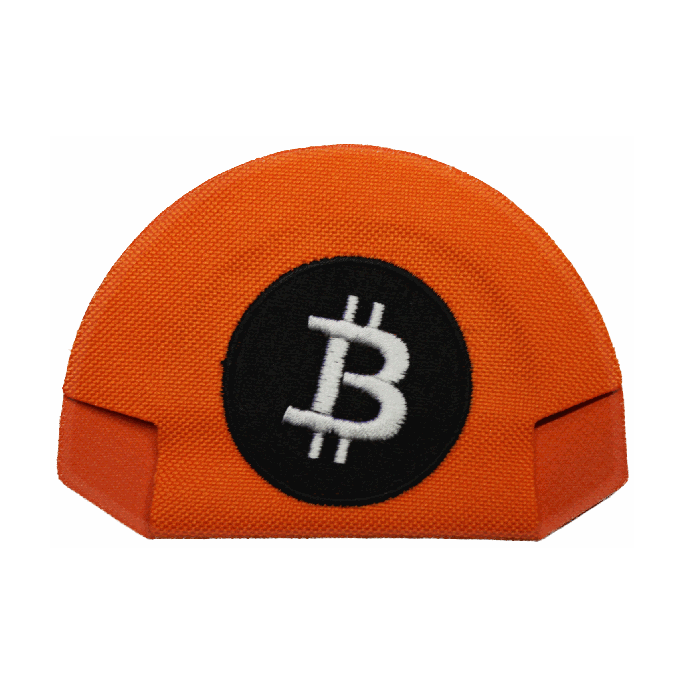 Bitcoin — Orange — on cap