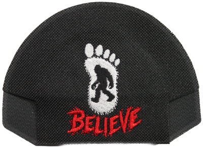 Bigfoot Believe Ball Kap Bak in Black