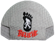 Bigfoot Believe Kap Bak in Silver