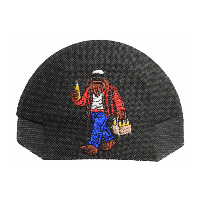 Bigfoot Party — Black — on cap