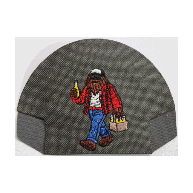 Bigfoot Party — Charcoal — on cap