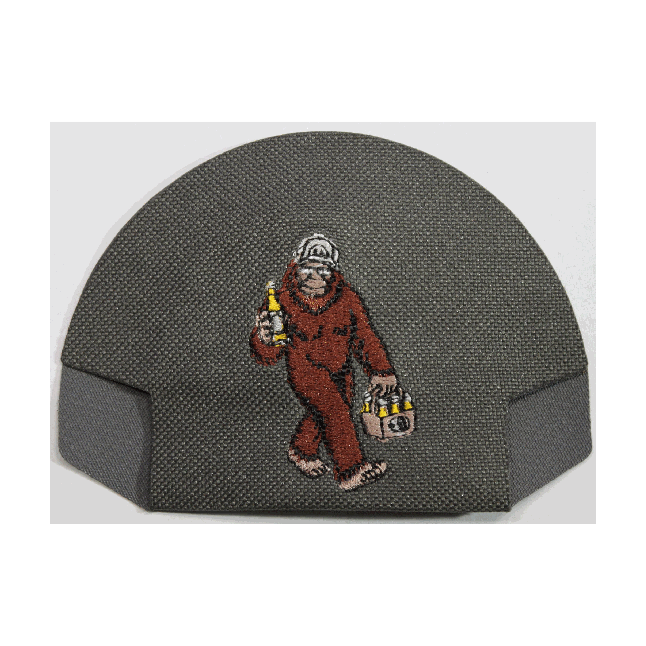 Bigfoot 6-Pack — Charcoal — on cap