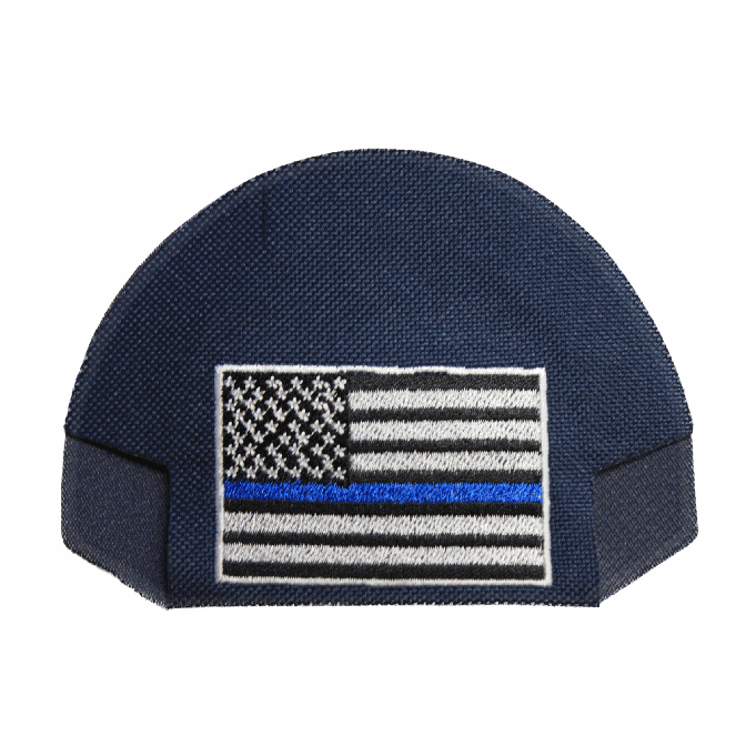 Blue Line Flag — Navy Blue — on cap
