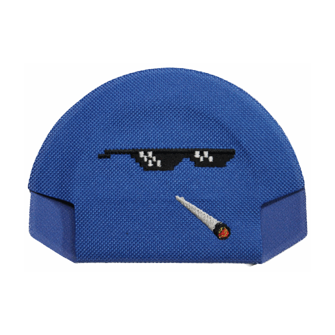 Cool Smoker — Royal Blue — on cap