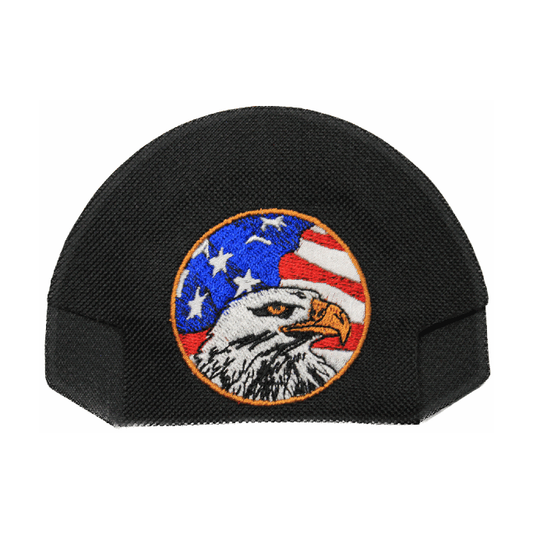 Eagle Flag — Black — on cap