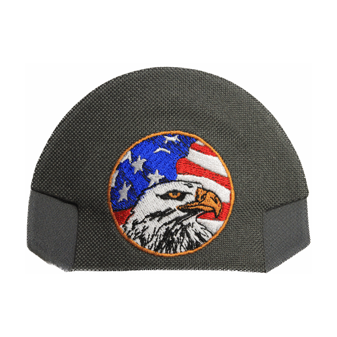 Eagle Flag — Charcoal — on cap