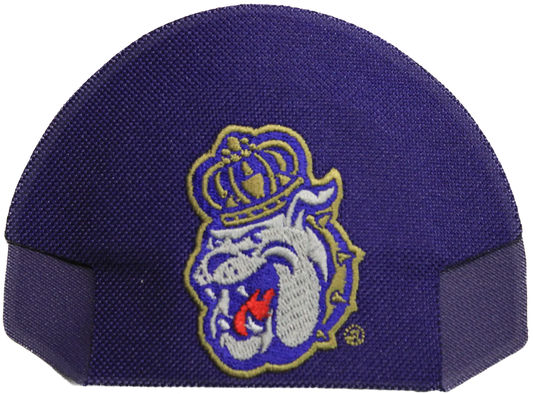 James Madison University Duke Head Ball Kap Bak in Purple