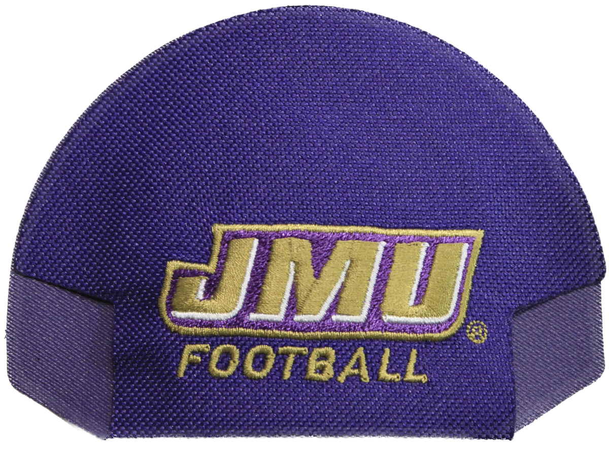 James Madison University JMU Football Ball Kap Bak in Purple
