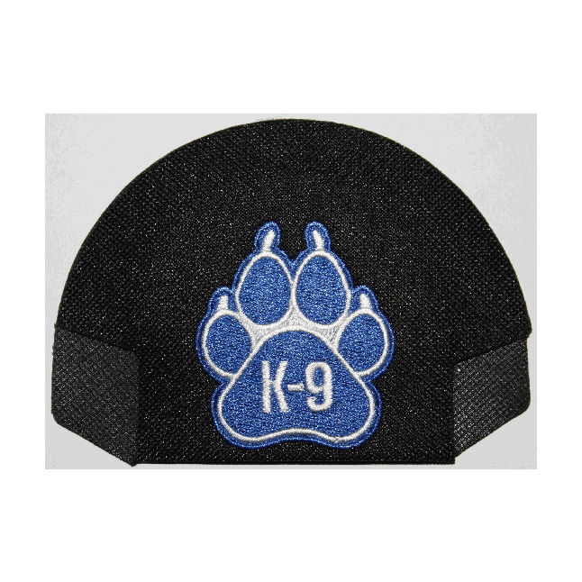 Police K-9 — Black — on cap