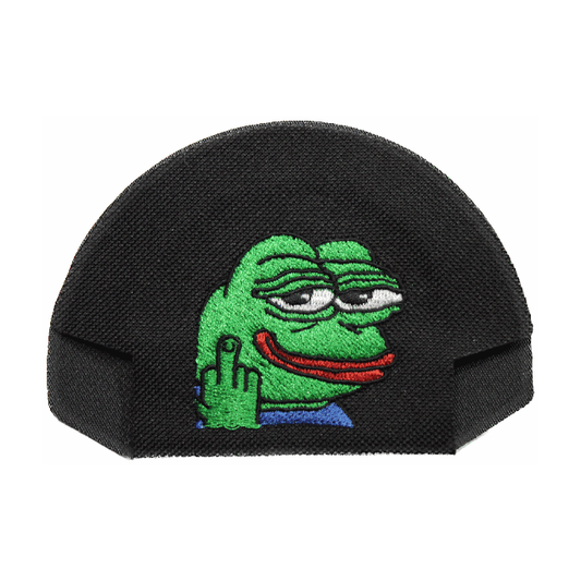 Pepe Birdie — Black — on cap