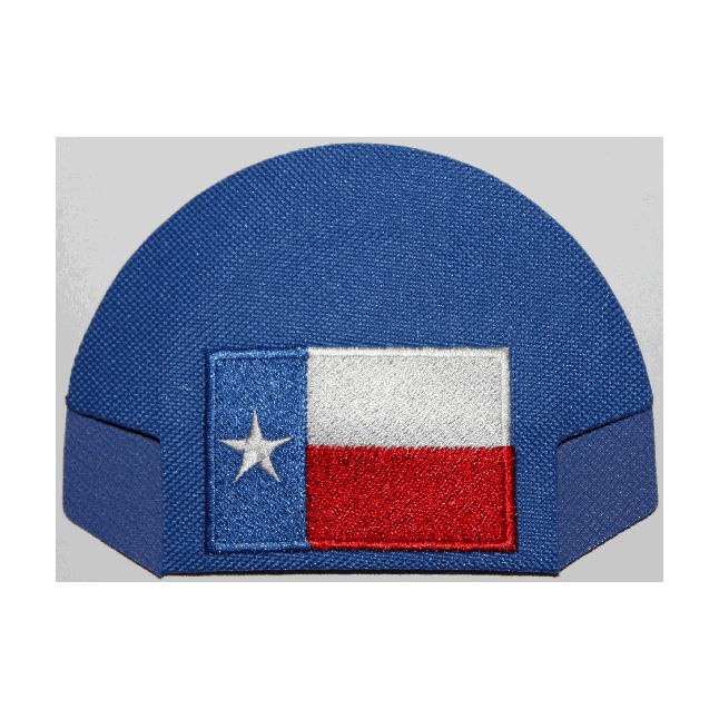 Texas Flag — Royal Blue — on cap