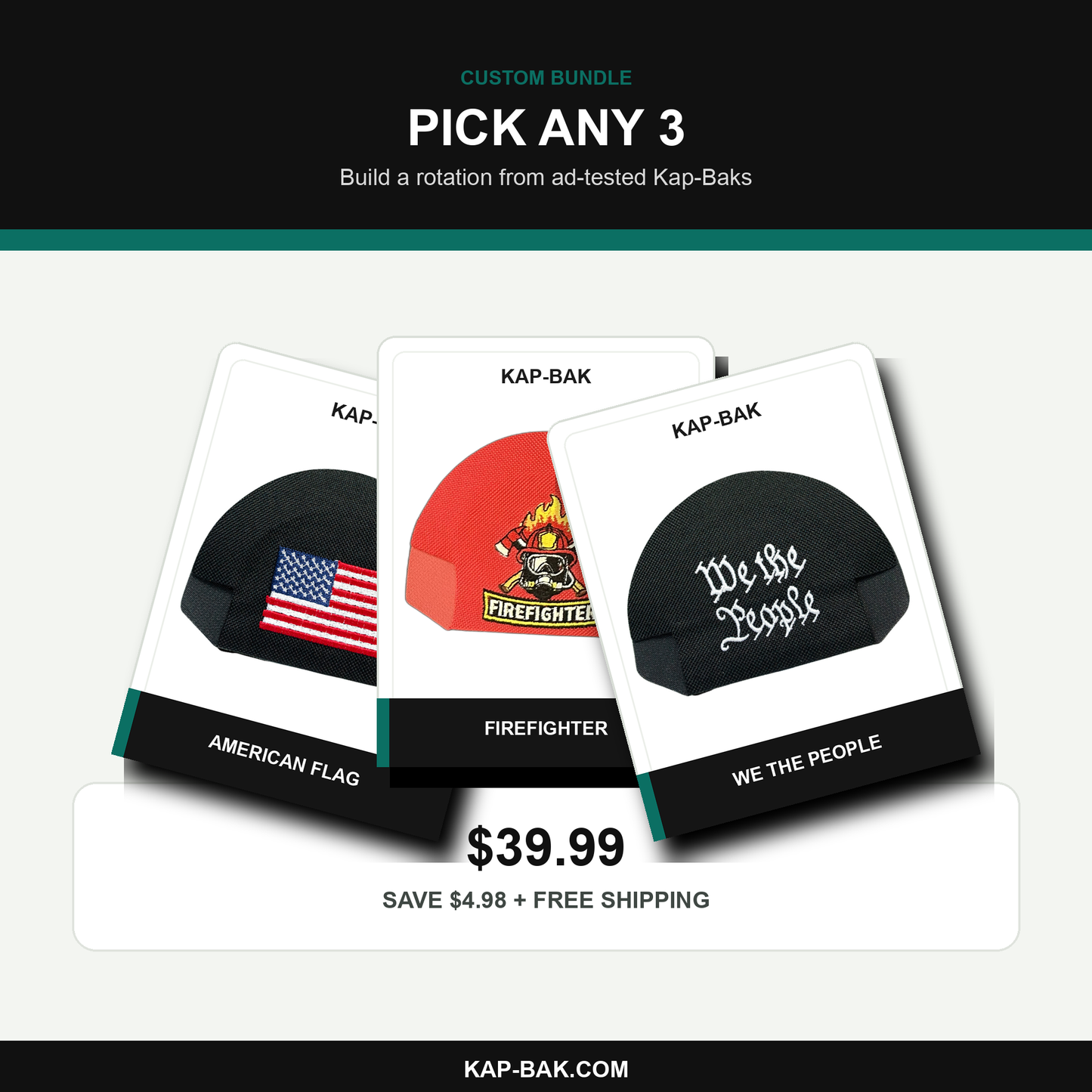 Pick Any 3 Kap-Baks bundle product image
