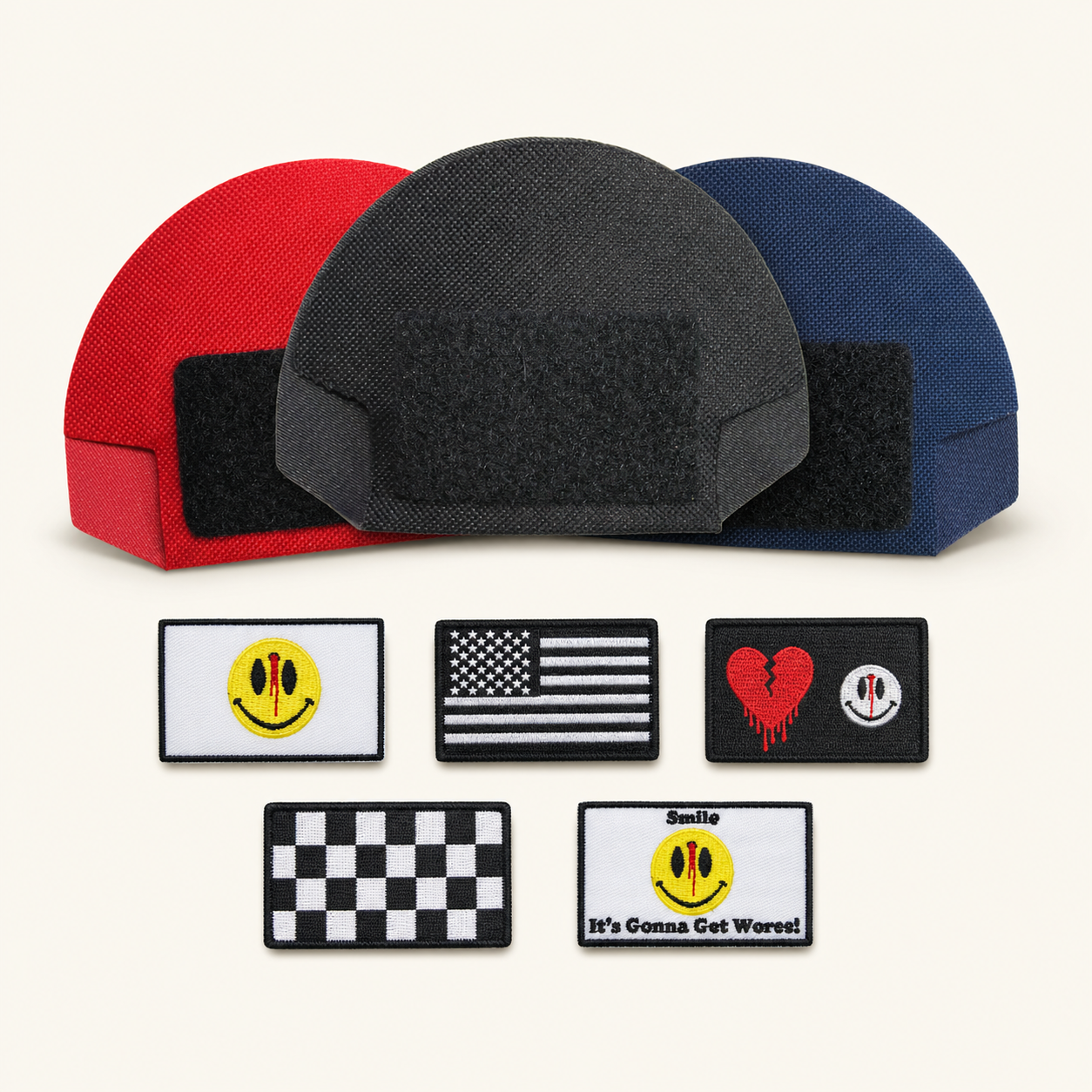 OG Crew Bundle - 3 Original Kap-Baks and 5 patches