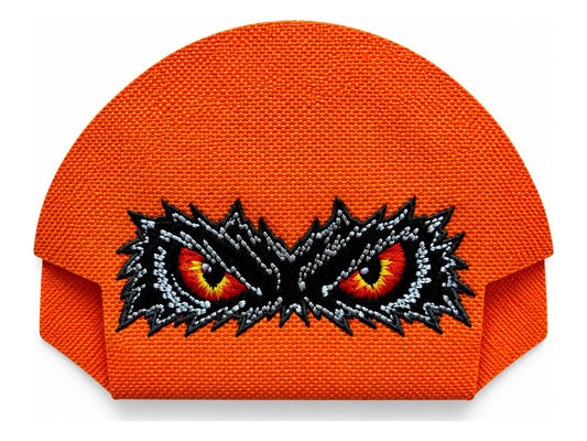 Halloween Eyes Orange embroidered Kap Bak